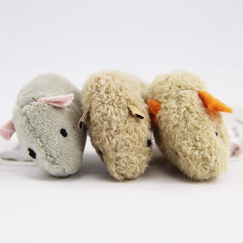 3Pcs Simulation Mouse Toy Bite Resistance For Kitten