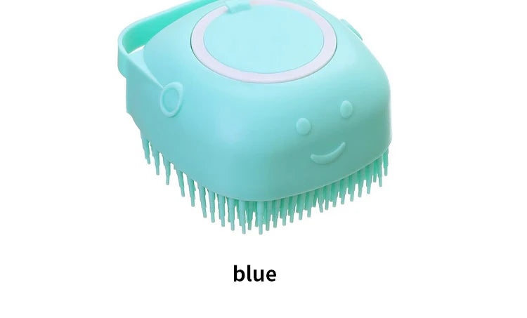 Pet Bathing Brush Soft Silicone Massager Shower Gel Bathing Brush Clean Tool
