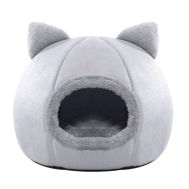 Comfortable Self-Warming Cat Tent Bed