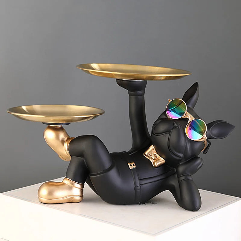 Cool Bulldog Animal Sculpture for Stylish Living, Study Room, Bedroom, and Home Interior Decoration