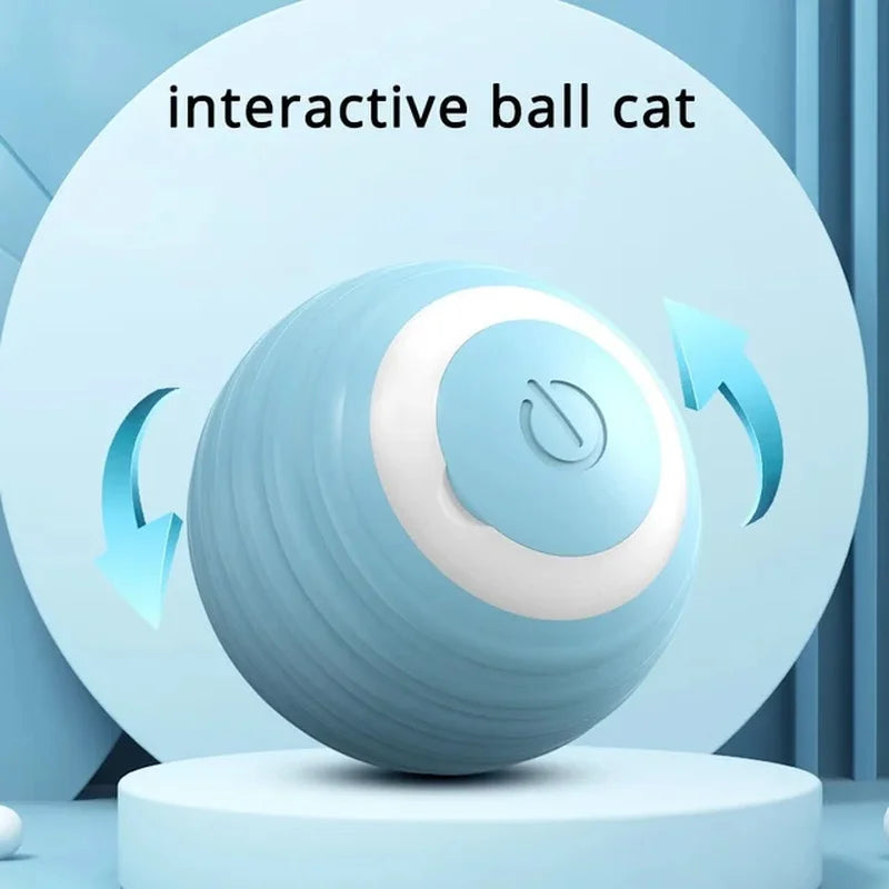 Interactive Cat Toy Ball Roll Games Kitten Accessories