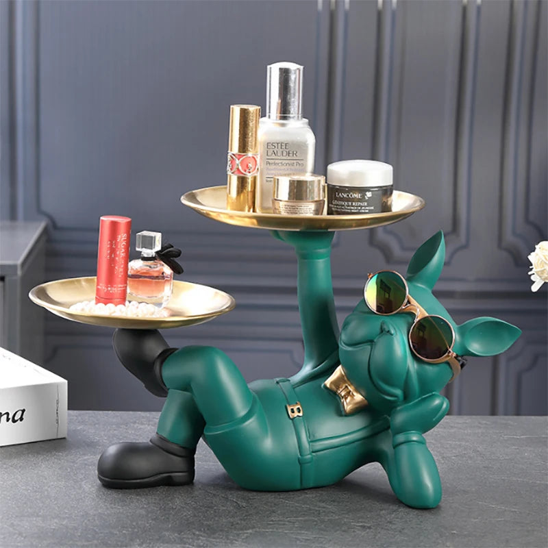 Cool Bulldog Animal Sculpture for Stylish Living, Study Room, Bedroom, and Home Interior Decoration