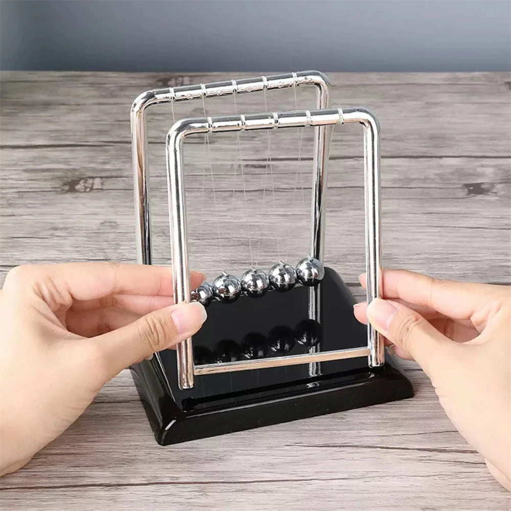 Newton's Cradle Balance Balls — A Physics Science Pendulum Perfect For Desktop Decor
