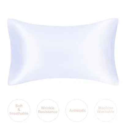Silky satin pillowcase Frizz control natural silk pillowcase mulberry silk pillow case standard queen