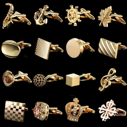 Stylish Gold plated 18K Cufflinks