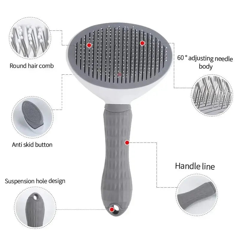 Pet Brush/Comb Self Cleaning Hair Remover Brush For Dogs/Cats Grooming Tools