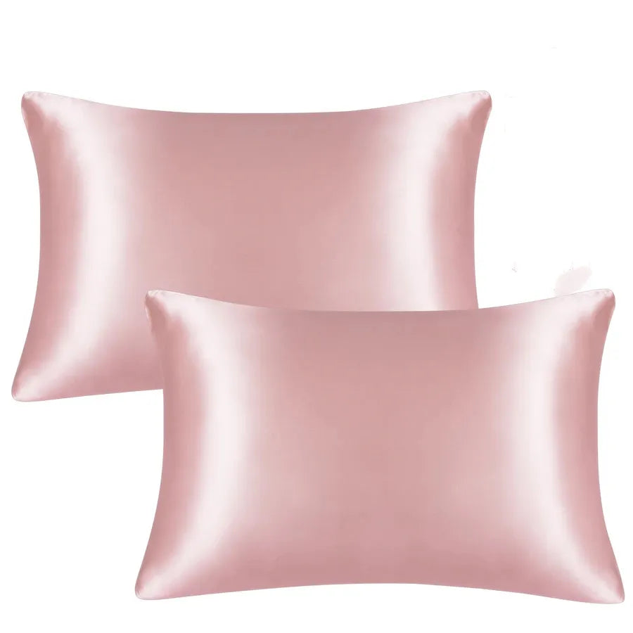 Silky satin pillowcase Frizz control natural silk pillowcase mulberry silk pillow case standard queen