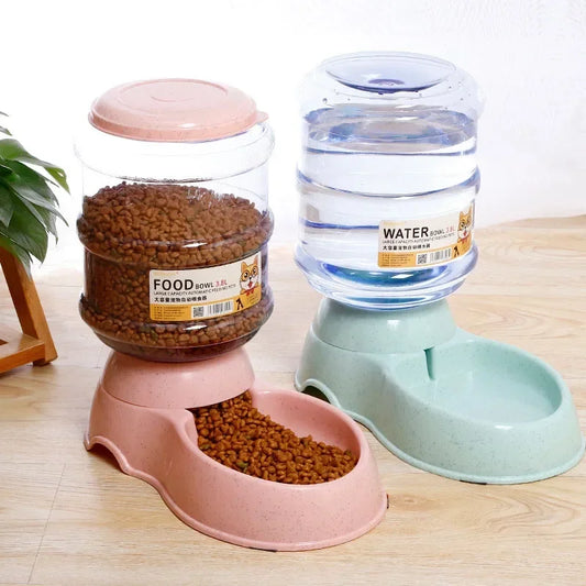 Pets Automatic Plastic Dispenser For Water/Feeding