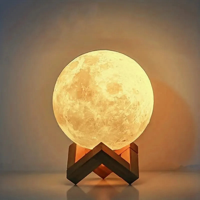 8 cm DIY Planet Lamp - A Cosmic Night Light with Art Painting Graffiti for Decoration (Includes Stand)